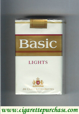 Basic Lights cigarettes soft box design 2